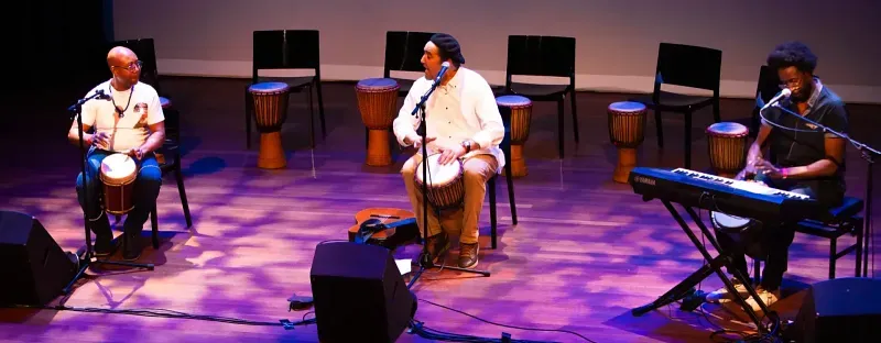 6 juni: Muzikale ontmoeting:met percussietrio Amin, Alain en Armando vanuit Theater De Vaillant