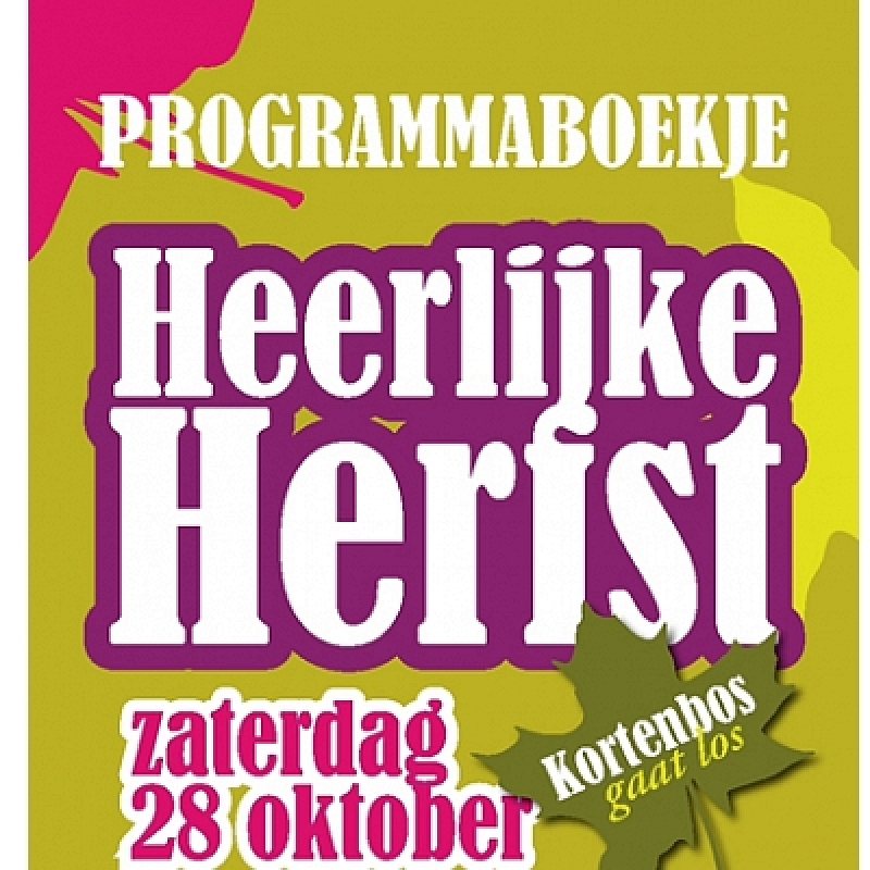 Kortenbos gaat los , zaterdag 28 oktober